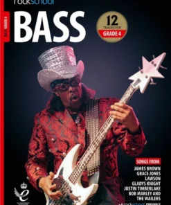 Crescendo Music Manuscript Rockschool Bass Guitar Debut To Grade 8 (2018-2024)