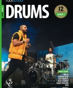 Crescendo Music Manuscript Rockschool Drums Debut To Grade 8 (2018-2024)
