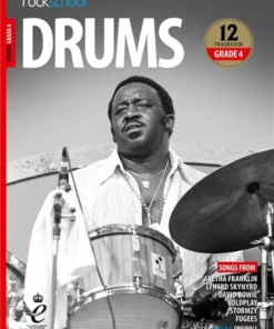 Crescendo Music Manuscript Rockschool Drums Debut To Grade 8 (2018-2024)