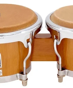 Percussion Toca Custom Deluxe Series 7 & 8-1/2" Wooden Bongos In Antique Maple