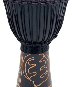 Crescendo Music Percussion Toca Black Mamba Series 10" Djembe In Black With Bag