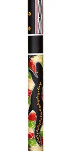 Crescendo Music Folk & Native Toca Duro Didgeridoo 48" Black With Artwork