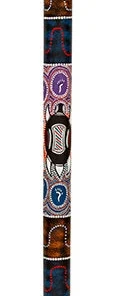 Crescendo Music Toca Didgeridoo 47" Bamboo Turtle Design