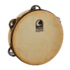 Toca Players Series Wooden 7-1/2" Tambourine With Head & Single Row Of Jingles Percussion