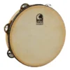 Toca Players Series Wooden 9" Tambourine With Head Percussion