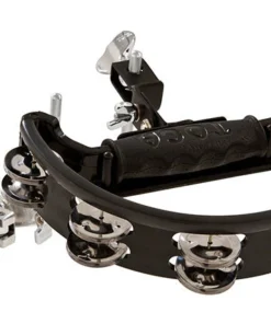 Toca Tambourine With Easy Place Mount & Double Nickel Plated Jingles