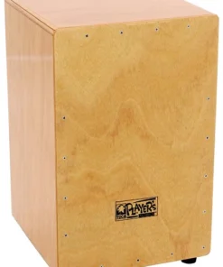 Toca Players Series Wooden Cajon In Natural Gloss With Internal Wire Snares