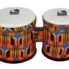 Percussion Toca 5 & 6" Freestyle Series Synthetic Bongos In Kente Cloth 2 Percussion Toca 5 & 6" Freestyle Series Synthetic Bongos In Kente Cloth