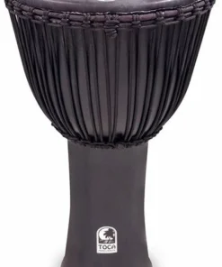 Crescendo Music Toca Freestyle 2 Series Rope Tuned Djembe 14" In Black Mamba With Bag Percussion