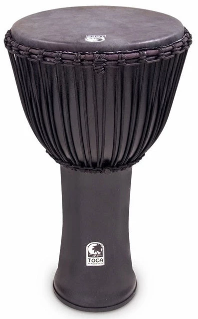 Crescendo Music Toca Freestyle 2 Series Rope Tuned Djembe 14" In Black Mamba With Bag Percussion 3 Crescendo Music Toca Freestyle 2 Series Rope Tuned Djembe 14" In Black Mamba With Bag Percussion