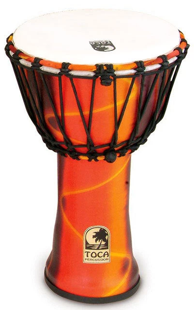 Crescendo Music Toca Freestyle 2 Series Djembe 9" In Fiesta 3 Crescendo Music Toca Freestyle 2 Series Djembe 9" In Fiesta