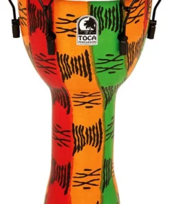 Crescendo Music Toca Freestyle 2 Series Mech Tuned Djembe 12" In Spirit Pattern Percussion