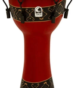 Crescendo Music Percussion Toca Freestyle 2 Series Mech Tuned Djembe 10" In Bali Red