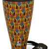 Percussion Toca Flex Drum 9-1/2" Junior In Kente Cloth With Strap 1 Percussion Toca Flex Drum 9-1/2" Junior In Kente Cloth With Strap