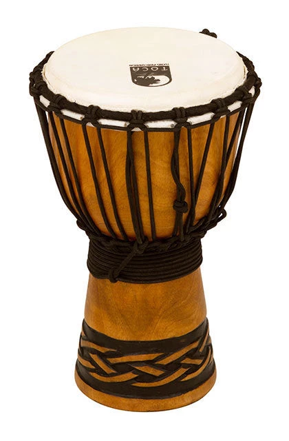 Crescendo Music Toca Origins Series Wooden Djembe 07 Inch Celtic Knot 3 Crescendo Music Toca Origins Series Wooden Djembe 07 Inch Celtic Knot