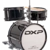 Crescendo Music DXP Junior Series 3 Piece Drum Kit In Black *CLEARANCE