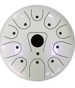 Crescendo Music Percussion QEP Music 12" Stainless Steel Geometry Drum W/Bag (4 Colours)