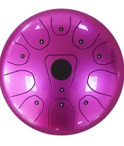 Crescendo Music Percussion QEP Music 12" Stainless Steel Geometry Drum W/Bag (4 Colours)