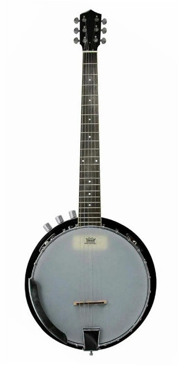 Crescendo Music Vorson 6 String Banjo W/ Electric 3 Crescendo Music Vorson 6 String Banjo W/ Electric