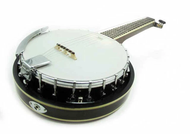 Crescendo Music Vorson 6 String Banjo W/ Electric 5 Crescendo Music Vorson 6 String Banjo W/ Electric