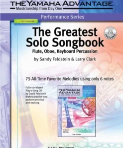 Crescendo Music The Greatest Solo Songbook - Trombone / Bassoon / Euphonium BC Book With CD