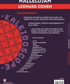 Hal Leonard Kaleidescope Hallelujah Leonard Cohen