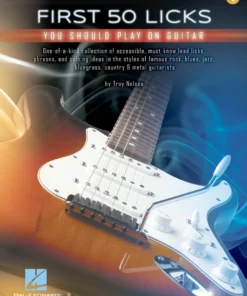 Crescendo Music Manuscript FIRST 50 LICKS YOU SHOULD PLAY ON GUITAR TAB BK/OLA