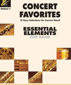 Crescendo Music Concert Favorites Vol. 1 - Bb Tenor Saxophone Manuscript