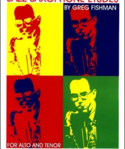 Crescendo Music Jazz Saxophone Etudes Book & Two CD Play-Along Set For Alto And Tenor