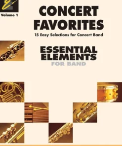 Crescendo Music Manuscript Concert Favorites Vol. 1 - Eb Alto Saxophone