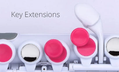 Crescendo Music Woodwind NUVO JFlute 2.0 White/Blue 5 Crescendo Music Woodwind NUVO JFlute 2.0 White/Blue