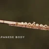 Crescendo Music Woodwind ORION OFL1280G Japan Open Hole Flute B Foot
