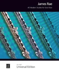 Crescendo Music 40 Modern Studies For Solo Flute By James Rae